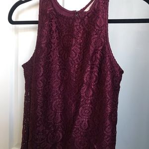 Maroon Tank Top